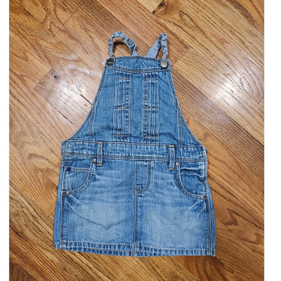 BABY GAP 1969 Denim Jean Dress Size 18-24 Months - Picture 1 of 3